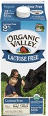 organic valley, lactose free
