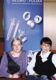 Od lewej: Sylwia Bucholc-Iwińska, Specjalista ds. Sprzedaży oraz Elżbieta Komorowska, Doradca  techniczno-handlowy z firmy Neumo Polska.