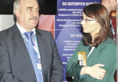 Janusz Mojak, Prezes Zarządu mleczarni Bieluch (SM) i Izabela Jagodzińska, Konsultant Handlowy w firmie Foss Polska