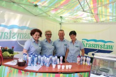 Silny zepół z mleczarni Krasnystaw (OSM) promował m.in. jogurt Calpro z dodatkami funkcjonalnymi.