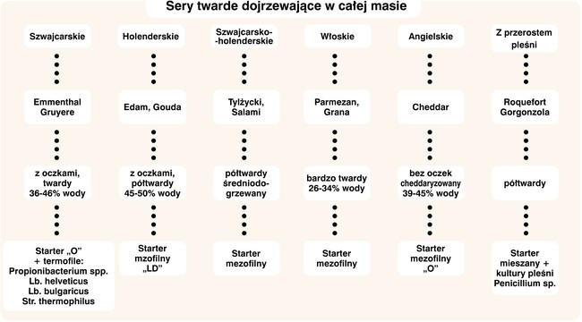sery twarde dojrzewające