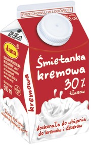 Śmietanka kremowa 30%, Jana