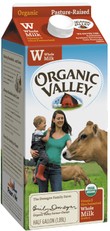 organic valley, whole milk