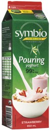 symbio pouring yoghurt