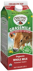 organic valley, grassmilk, 100% grass-fed