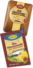 ser królewski Sierpc, ser włoszczowski Włoszczowa