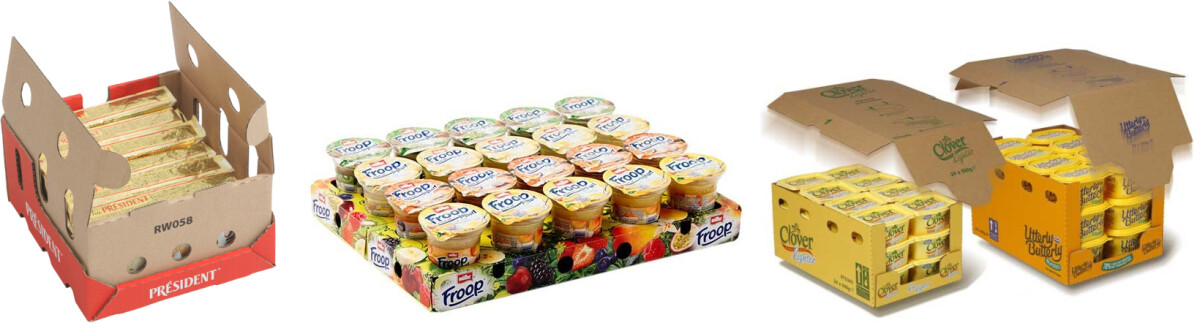 Tray, Shelf Ready Packaging, Retail Ready Packaging Dair