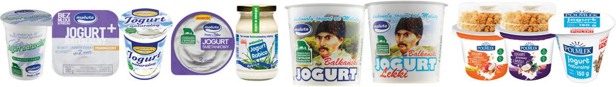 jogurty naturalne