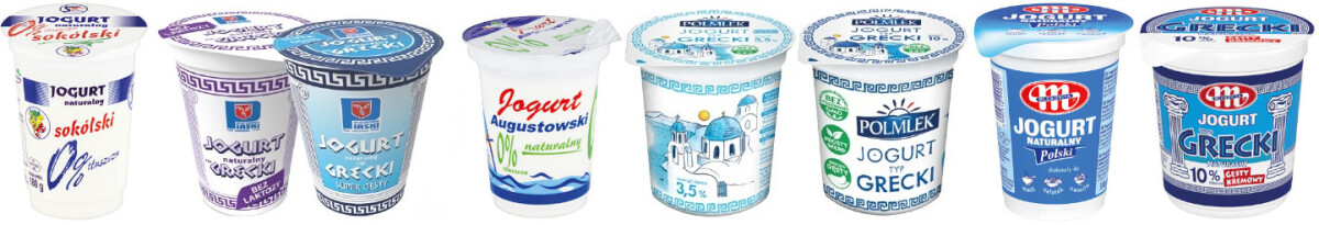 jogurty w kubeczkach