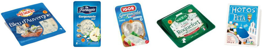 gorgonzola roquefort feta