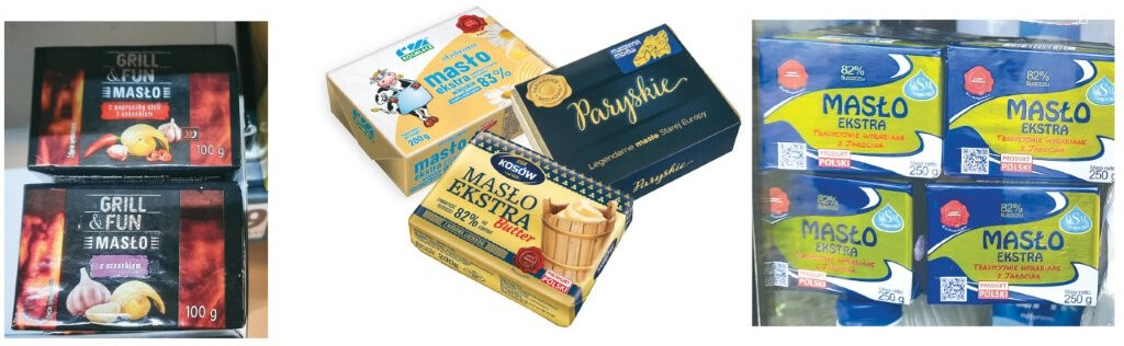 masło opakowania