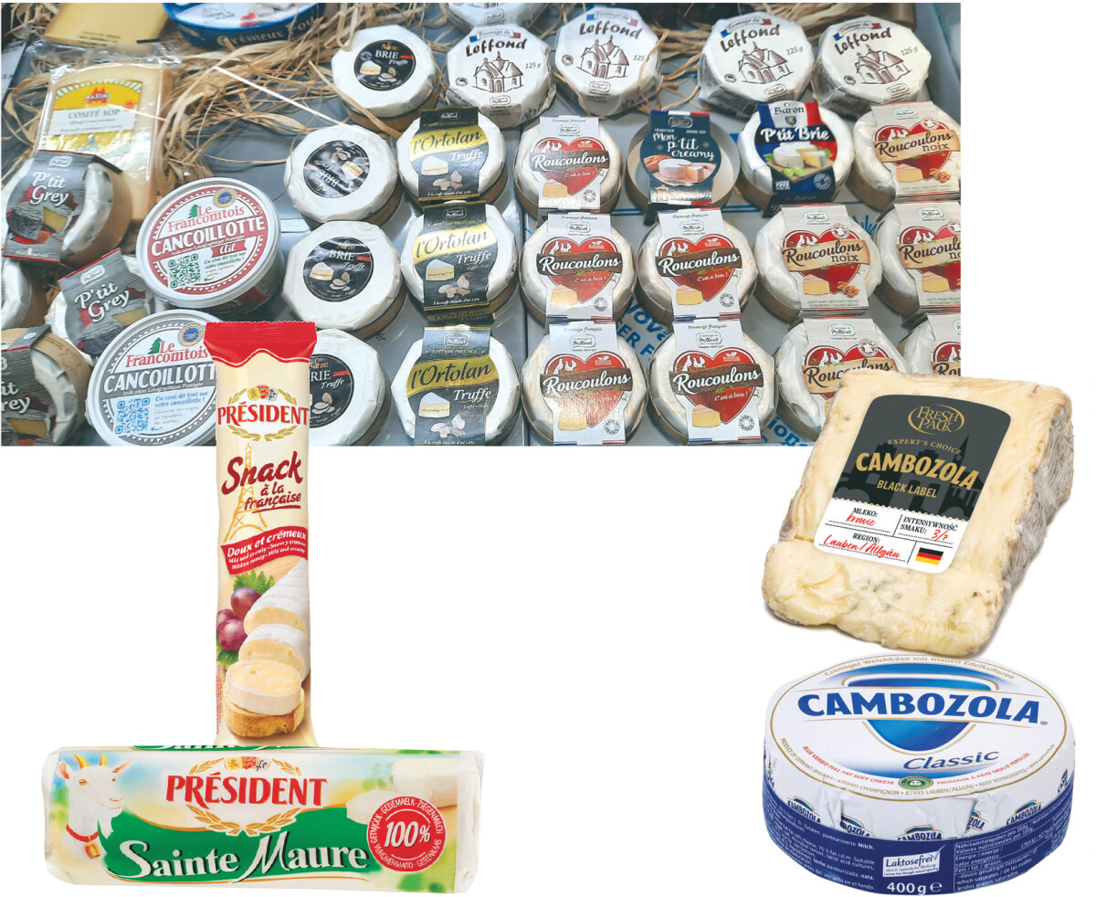 sery pleśniowe president cambozola