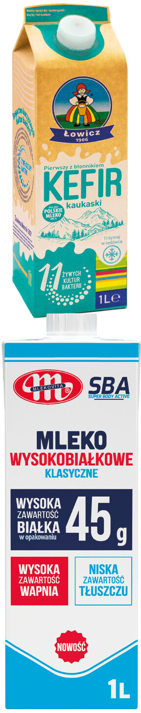 kefir mleko wysokobiałkowe sba