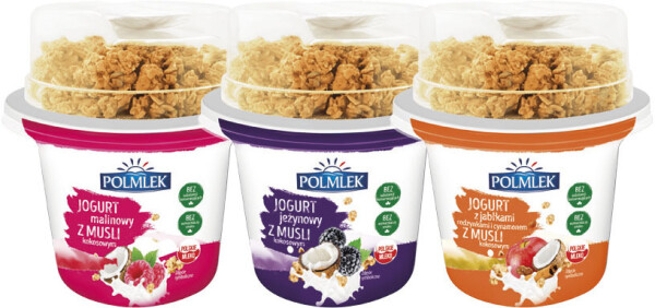 polmlek jogurt z musli