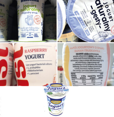 jogurty skład