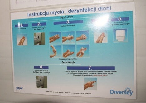 instrukcja mycia i dezynfekcji dłoni