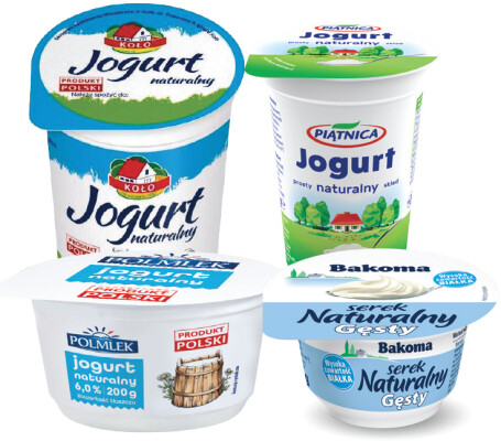 jogurty naturalne