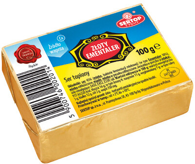 sertop złoty ementaler