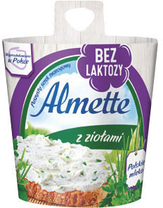 almette bez laktozy
