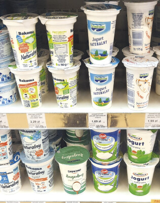 jogurty naturalne