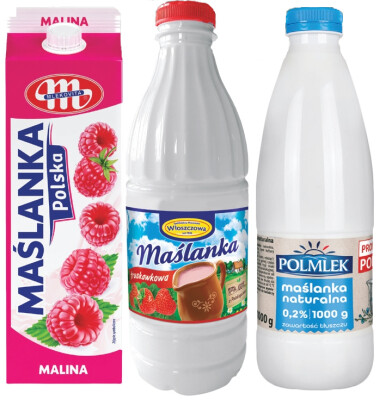 maślanka mlekovita włoszczowa polmlek