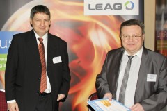 Od lewej: Ralf Massow, Dyrektor ds. Sprzedaży w LEAG i Adrian Mutzek, Prezes Zarządu w ADFM