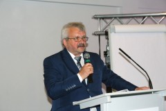 Prof. dr hab. Bogusław Staniewski, Kierownik Katedry Mleczarstwa i Zarządzania Jakością podziękował uczestnikom i partnerom XXV Sympozjum.