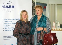 Tegoroczne targi odwiedzali licznie przedstawiciele innych zakładów mleczarskich, np. Małgorzata Iwanowska, Kierownik Działu Handlu mleczarni
Skierniewice (OSM).