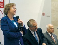 Od lewej: Krystyna Gurbiel, Podsekretarz Stanu w MRiRW; Waldemar Broś, Prezes Zarządu KZSM Zw. Rew. i prof. dr hab. Arnold Reps