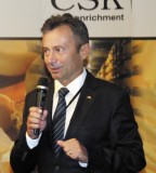 Seminarium otworzył Piotr Zgórzyński, Prezes Zarządu w CSK Food Enrichment Poland 