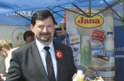 Alfred Korczyk, Dyrektor Marketingu i Logistyki w Jana (ŚSM) przedstawił znane i cenione produkty mleczarni
