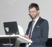 Marcin Sowik, Innovation & Development Manager prezentuje innowacyjne projekty Smurfit Kappa