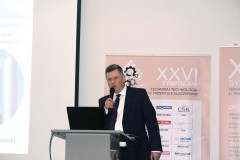 Jarosław Górka, Dyrektor Handlowy w Schwarte-Milfor poruszył zagadnienia będące obiektem wspólnych badań z UWM nad transportem mleka do zakładów mleczarskich.