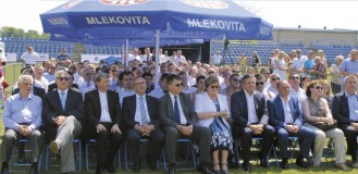 Sektor VIP wypełniony był reprezentantami firm i instytucji współpracujących z Mlekovitą