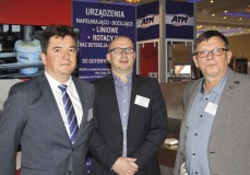 Od lewej: Marek Kozak, Dyrektor Generalny ATM Group; Piotr Nozderka, Dyrektor Handlowy ATM Group oraz Marek Przedpełski, Kierownik ds. Inwestycji w Bel Polska