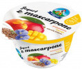 Jogurt z mascarpone brzoskwinia-mango-siemię lniane
