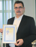 Edward Bajko, Prezes Zarządu w mleczarni Spomlek (SM) otrzymał wyróżnienie dla sera Serenada Salami