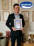 Szymon Rogoziński, Dyrektor Handlu w Maluta Nowy Dwór Gdański (OSM). Spółdzielnia w tym roku otrzymała nagrodę za Jogurt Bałkański będący chlubą żuławskiej mleczarni.
