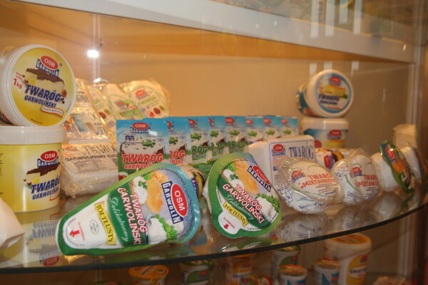 Produkty zakładu na targach Mleko-Expo